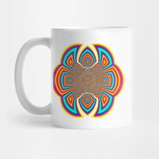 Fractal color pattern design Mug